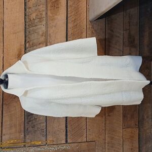 Vintage 1960's Knit Duster Coat Sweater Sz L